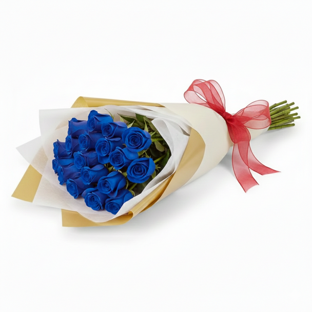 Ramo 18 Rosas Ecuatorianas en Papel Coreano Premium
